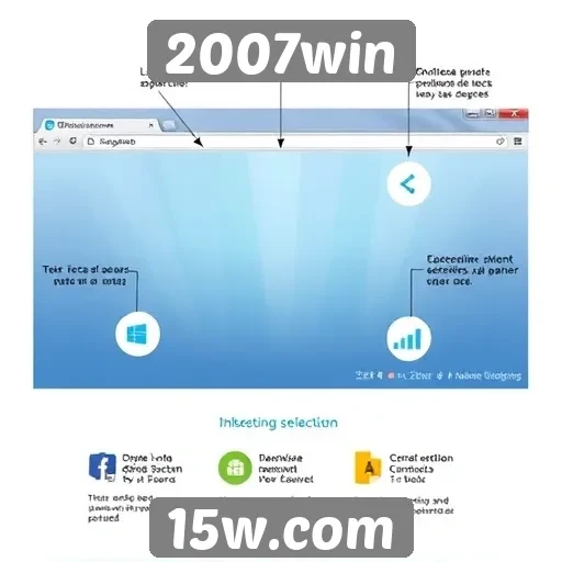Análise da interface do site 2007win